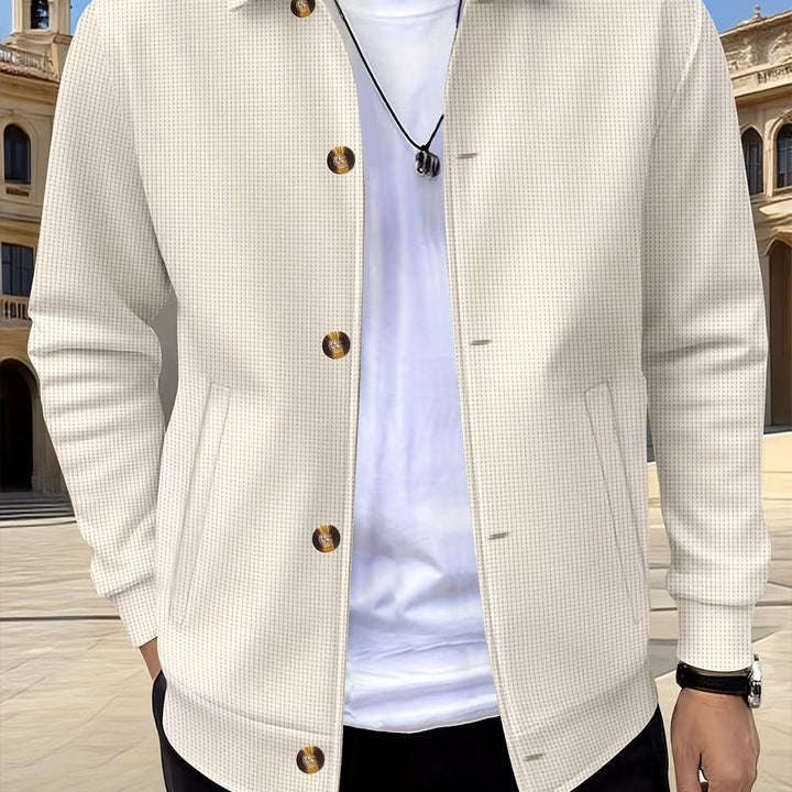 Foster | Textured Button-Up Jacket
