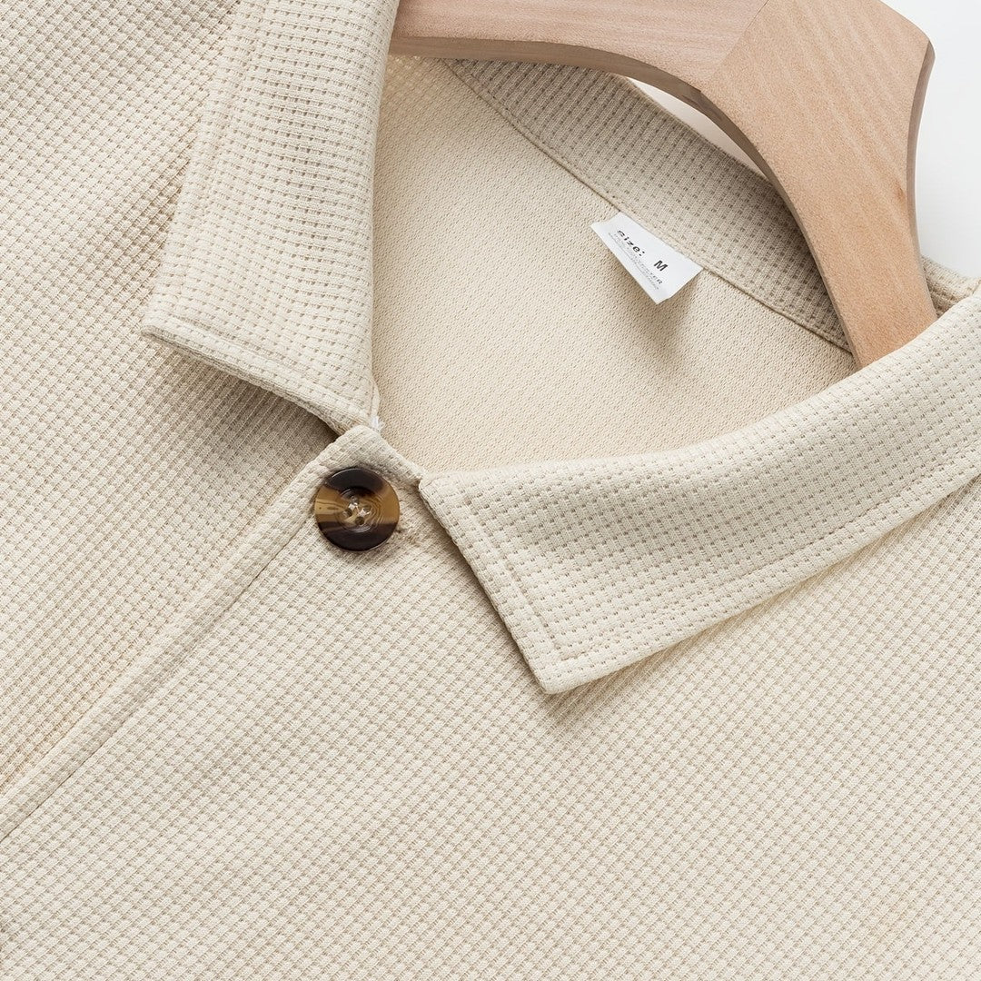 Foster | Textured Button-Up Jacket