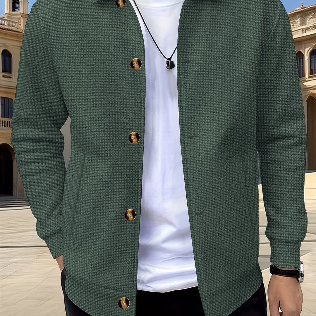 Foster | Textured Button-Up Jacket
