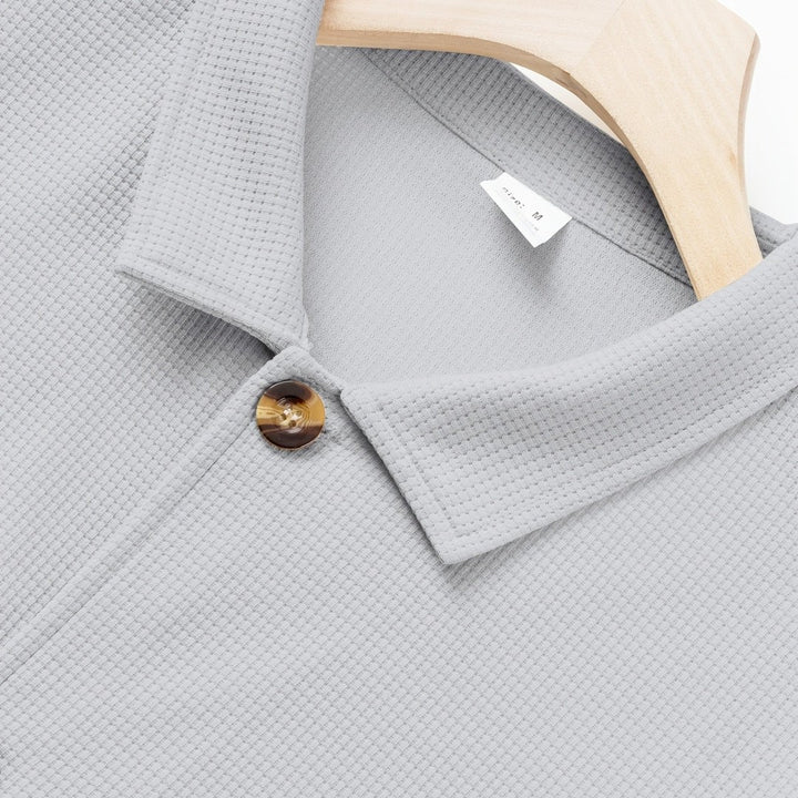 Foster | Textured Button-Up Jacket