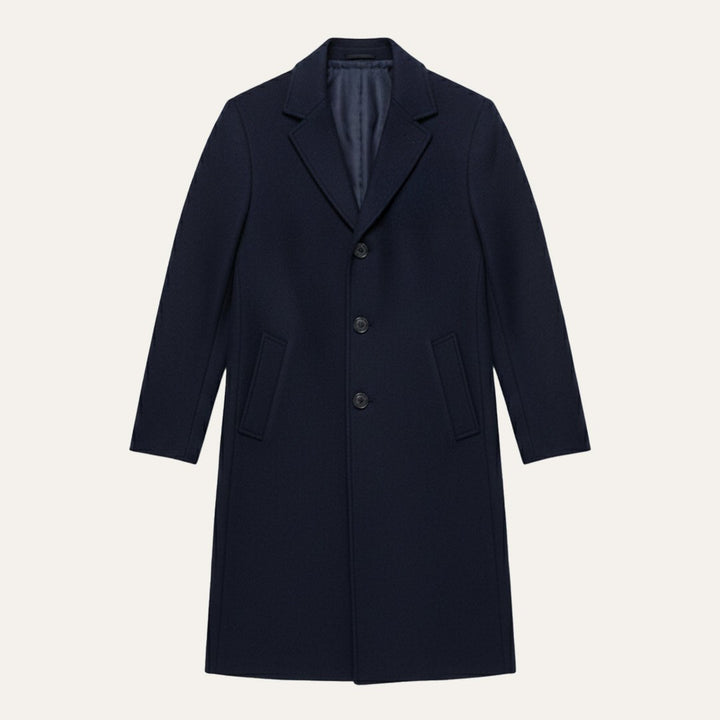 The Belmont Men’s Elegant Classic Wool Overcoat