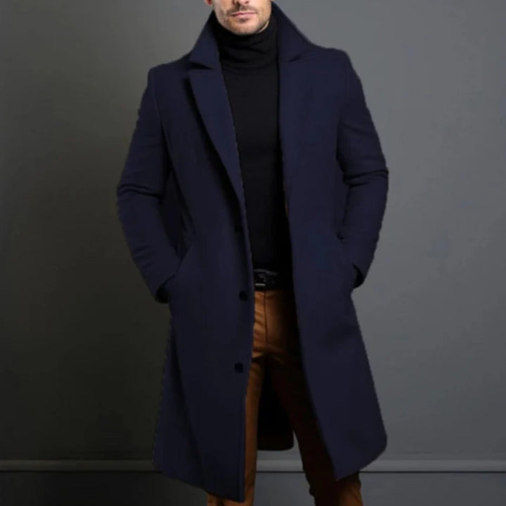 The Belmont Men’s Elegant Classic Wool Overcoat