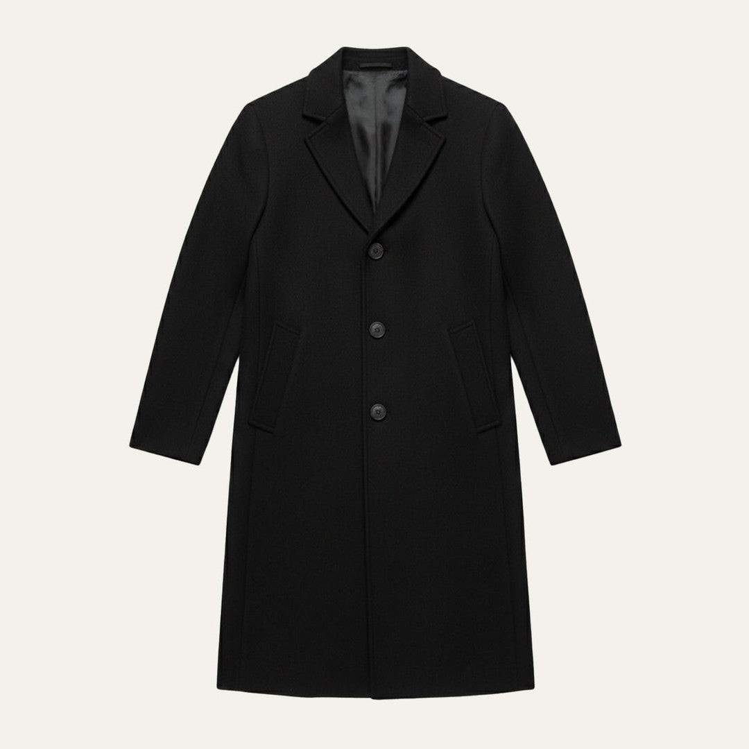 The Belmont Men’s Elegant Classic Wool Overcoat