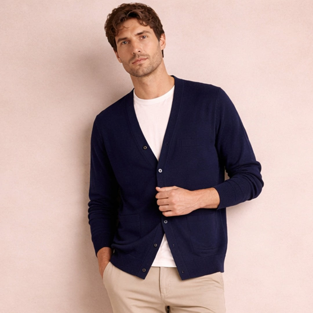 Patch Pocket Knit Cardigan