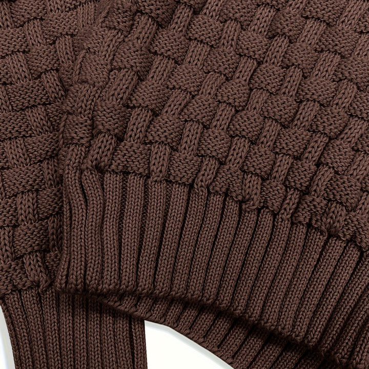 Alistair | Textured Shawl-Collar Sweater
