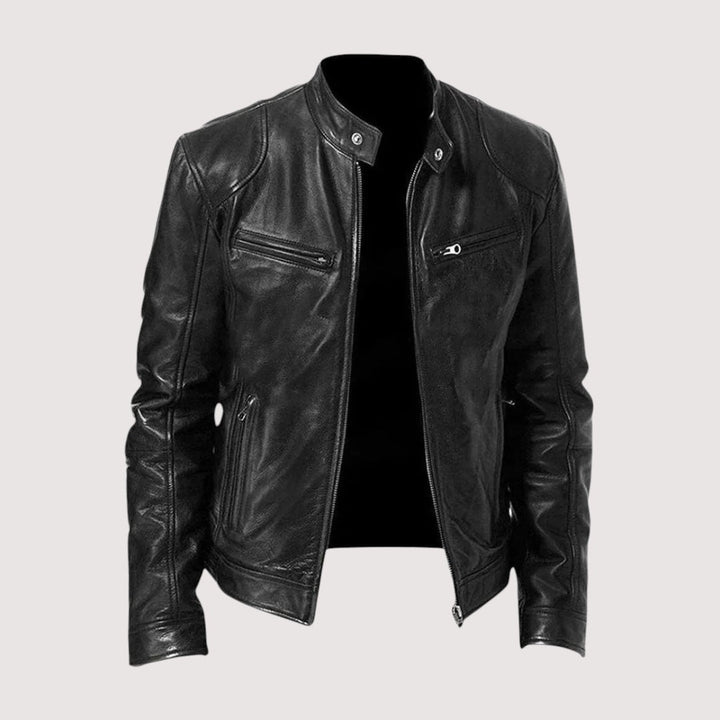 FAUX LEATHER JACKET FOR MEN