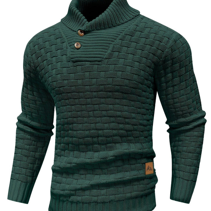 Alistair | Textured Shawl-Collar Sweater