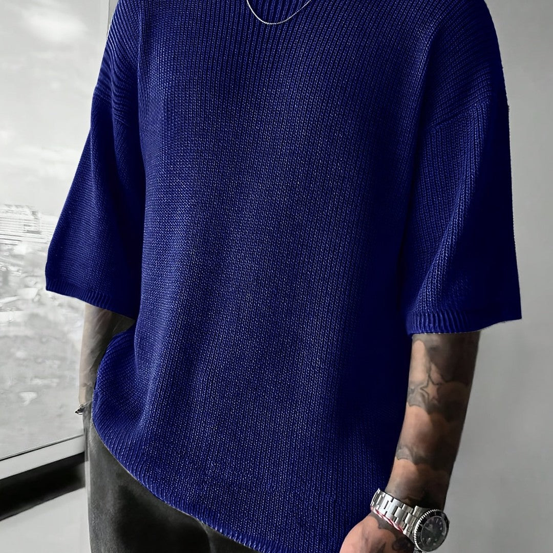 Oversized Textured Knit Sweater