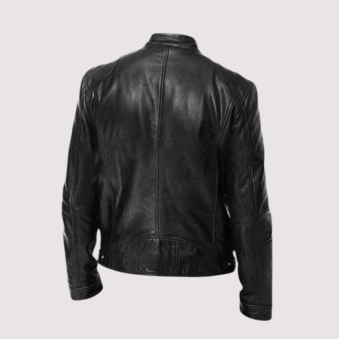 FAUX LEATHER JACKET FOR MEN