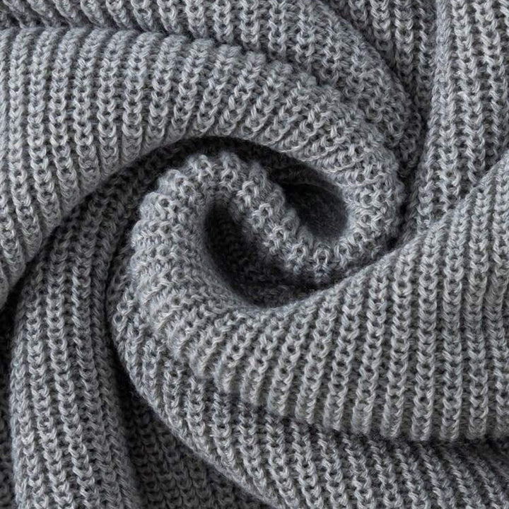 Oversized Textured Knit Sweater