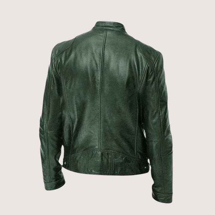 FAUX LEATHER JACKET FOR MEN