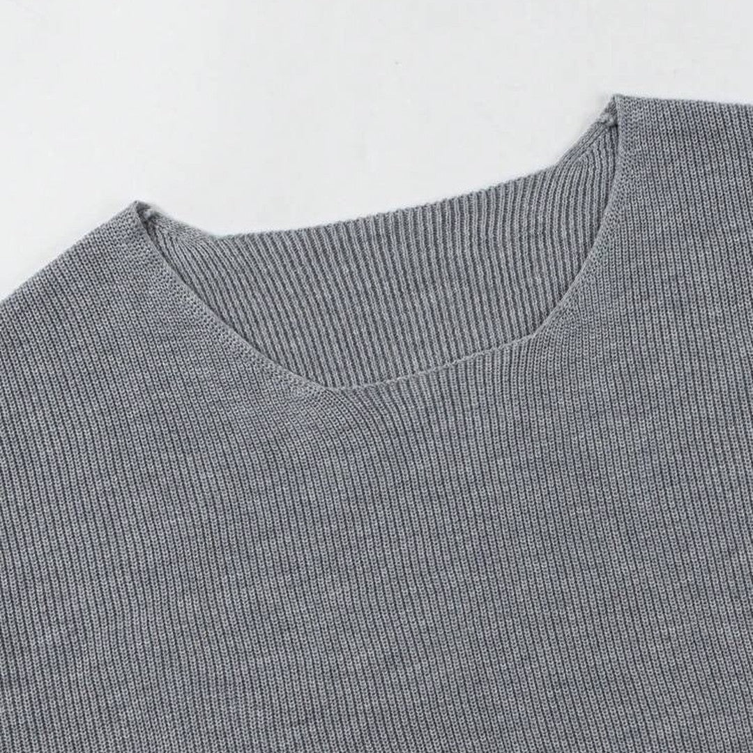 Oversized Textured Knit Sweater