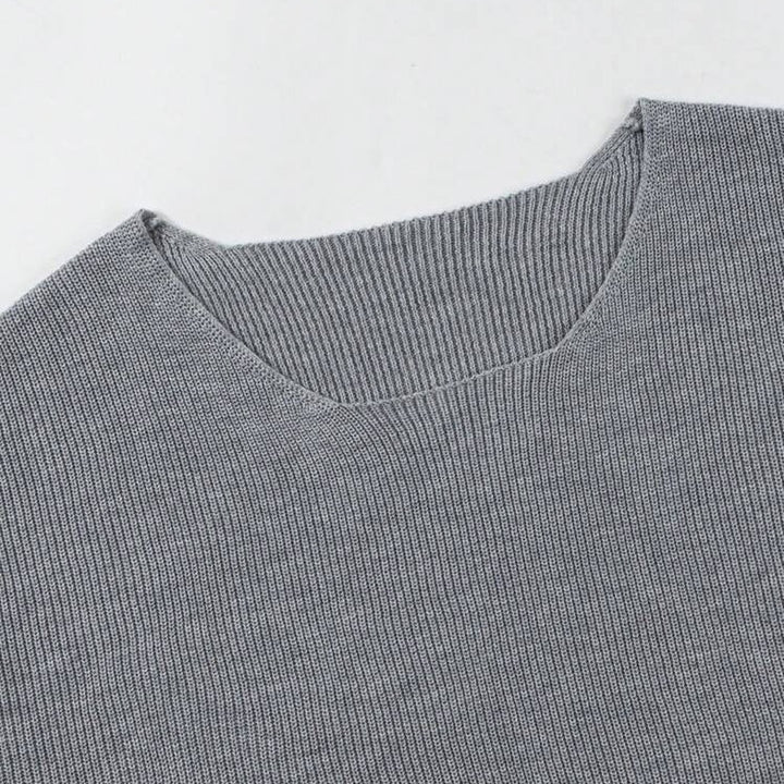 Oversized Textured Knit Sweater