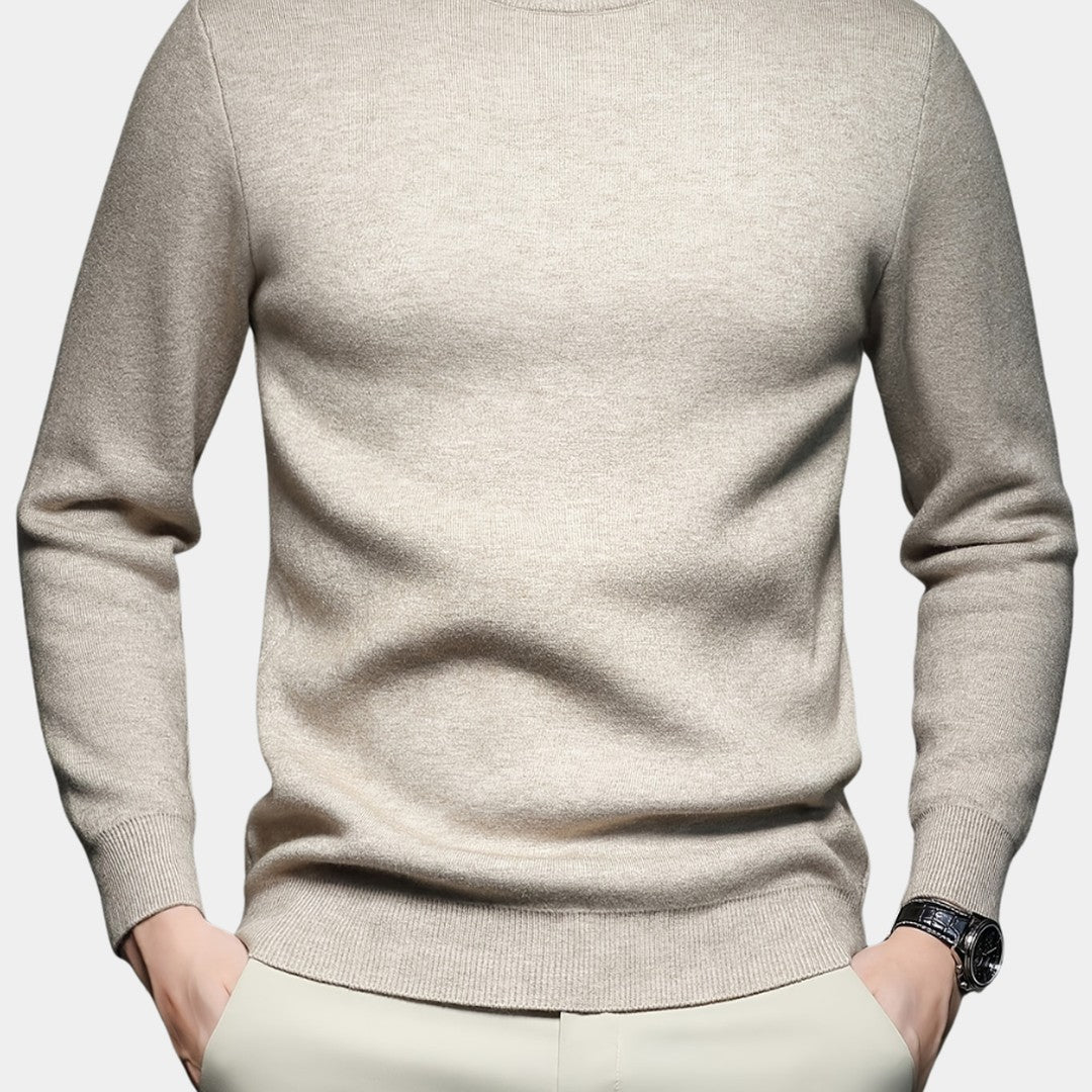 HIGH NECK KNIT PULLOVER FOR MEN
