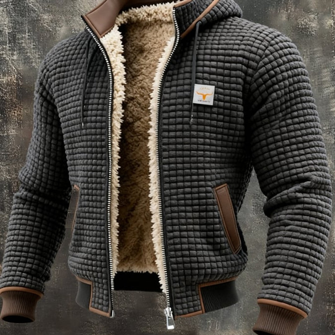 Hooded Zip Jacket with Soft Lining