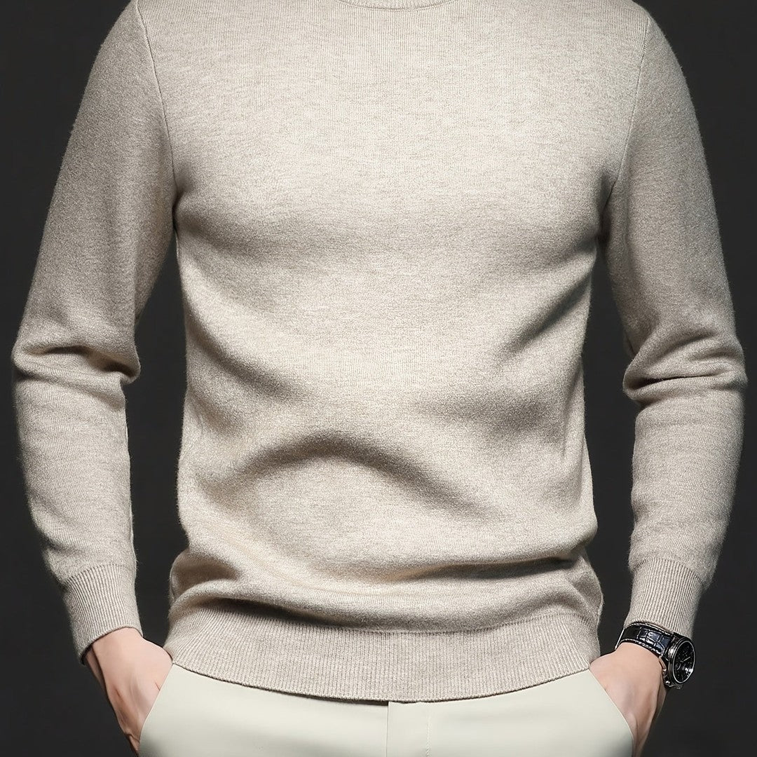 HIGH NECK KNIT PULLOVER FOR MEN