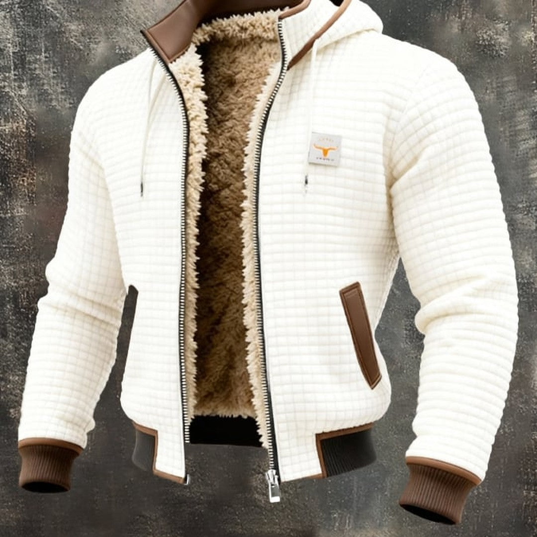 Hooded Zip Jacket with Soft Lining