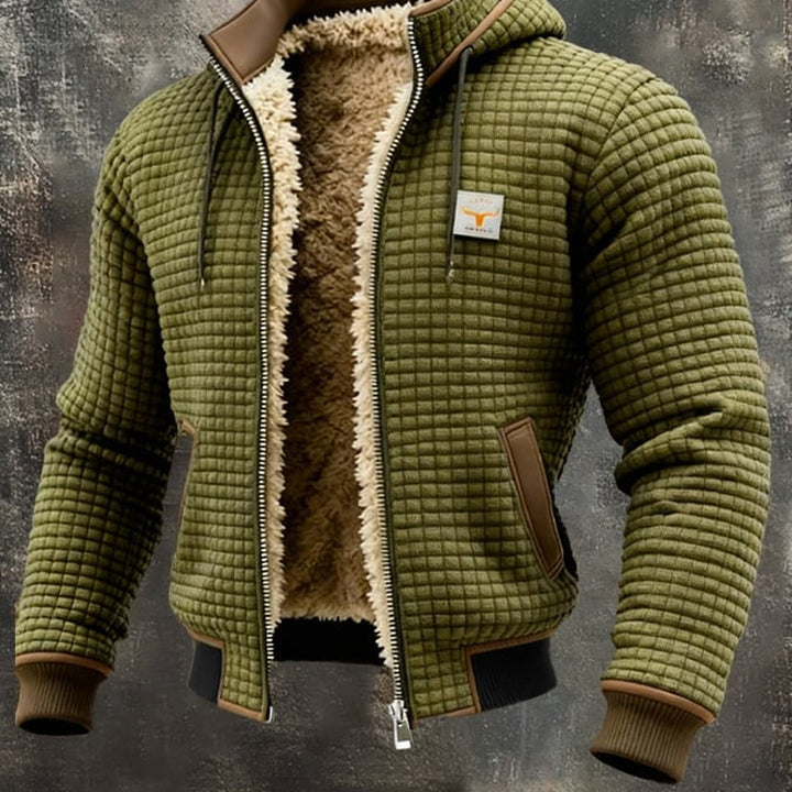 Hooded Zip Jacket with Soft Lining