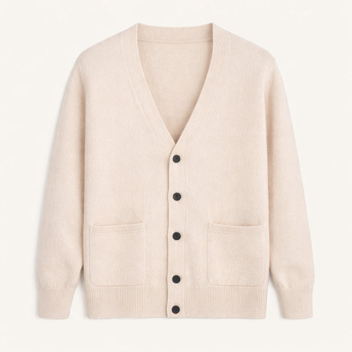 Patch Pocket Button Cardigan
