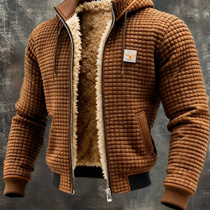 Hooded Zip Jacket with Soft Lining