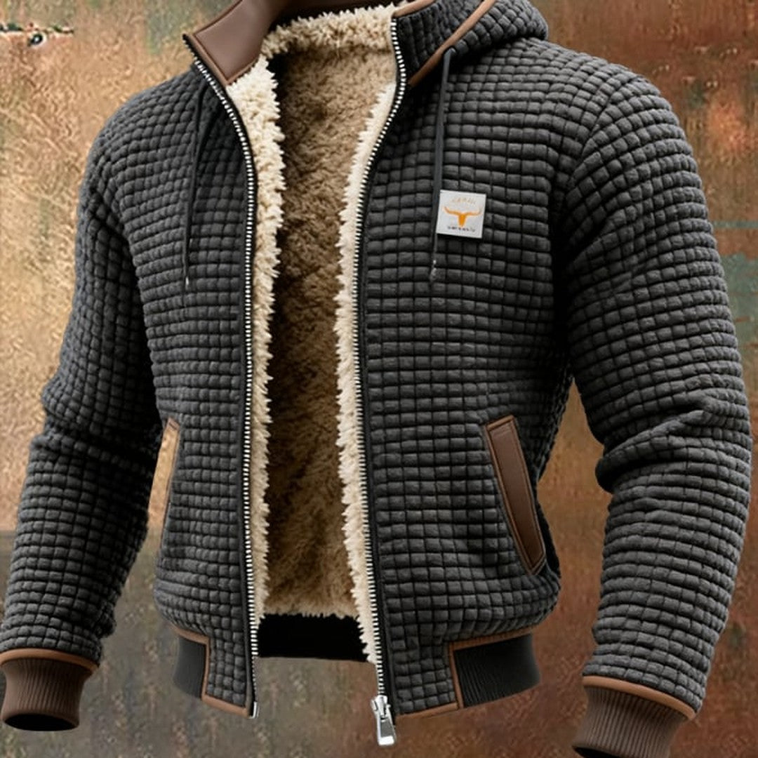 Hooded Zip Jacket with Soft Lining