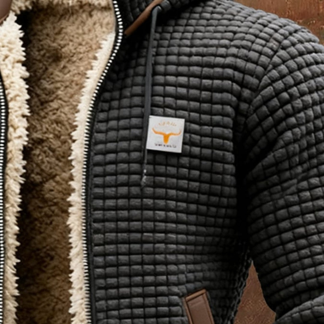 Hooded Zip Jacket with Soft Lining