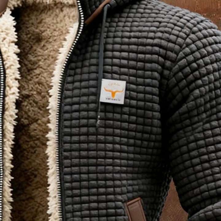 Hooded Zip Jacket with Soft Lining