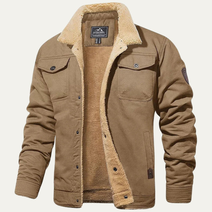 The York Warm Fleece Lined Winter Coat for Men