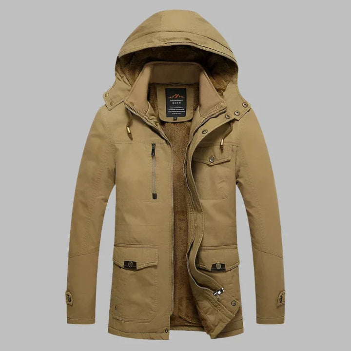 Maplecroft - Hooded Field Jacket Multi Pocket Drawstring Hem