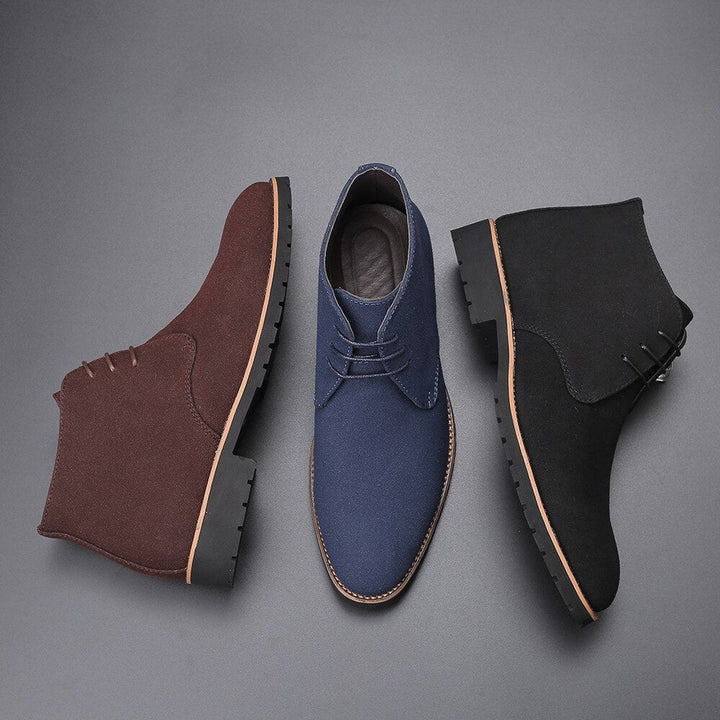 Leather-Look Chukka Boots