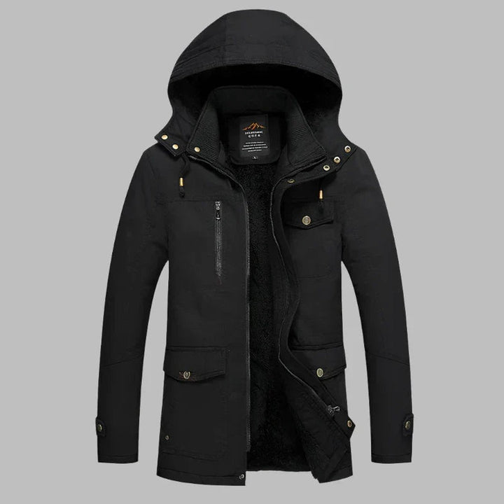 Maplecroft - Hooded Field Jacket Multi Pocket Drawstring Hem