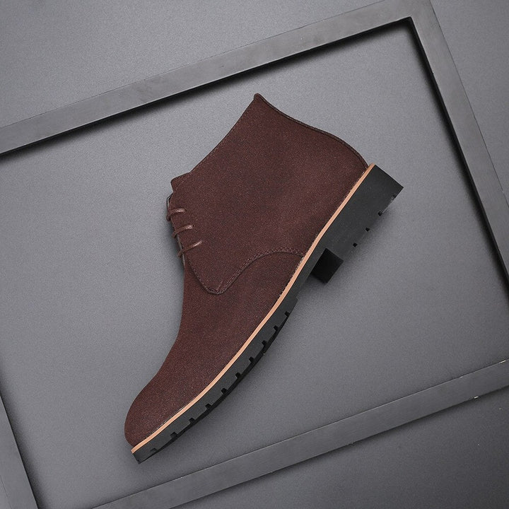 Leather-Look Chukka Boots