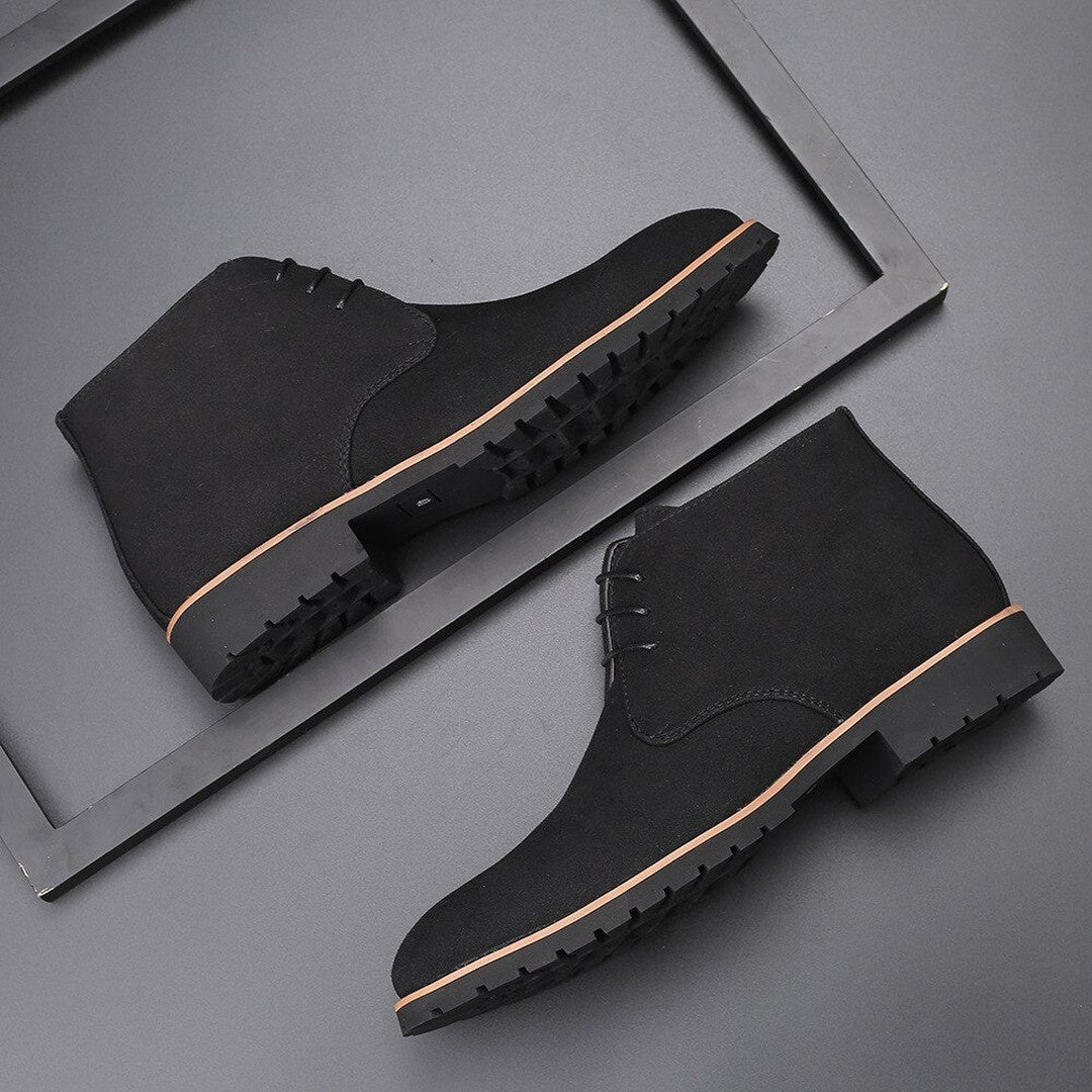 Leather-Look Chukka Boots