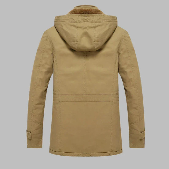 Maplecroft - Hooded Field Jacket Multi Pocket Drawstring Hem