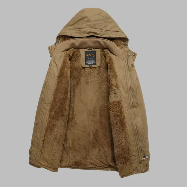 Maplecroft - Hooded Field Jacket Multi Pocket Drawstring Hem