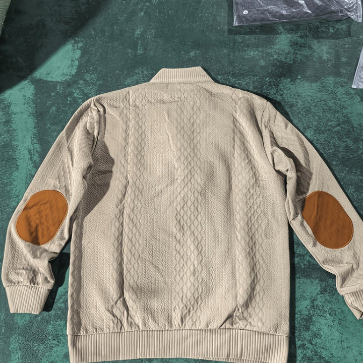 Ronan | Stand Collar Button Henley Sweater