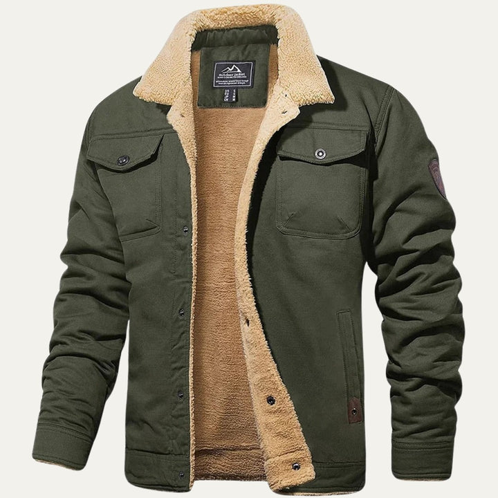 The York Warm Fleece Lined Winter Coat for Men
