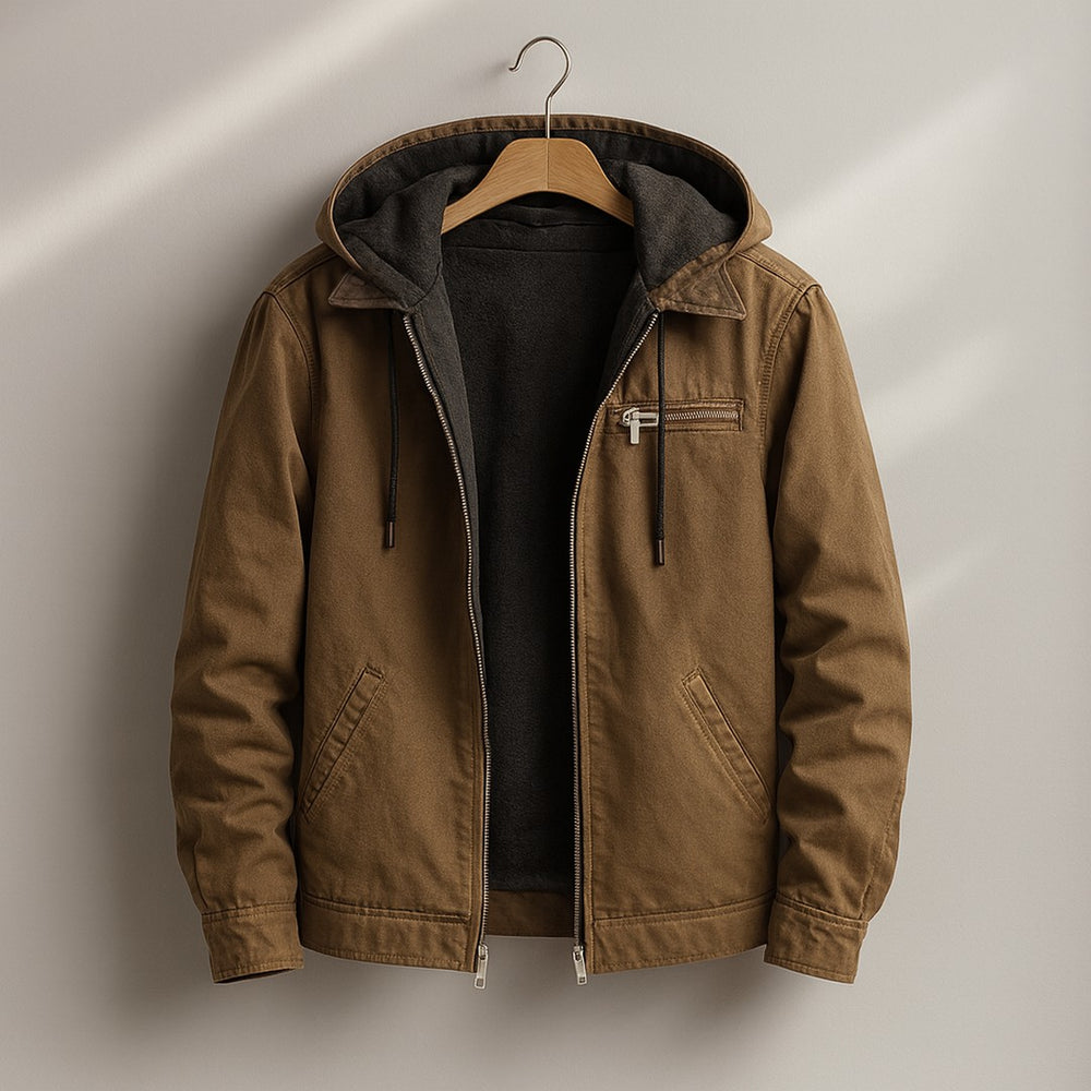 FLEECE-LINED JACKET FOR MEN