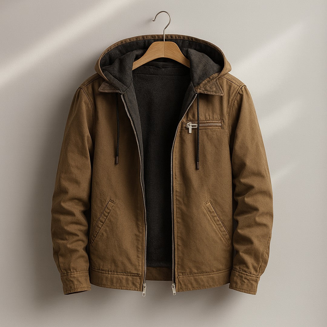 FLEECE-LINED JACKET FOR MEN