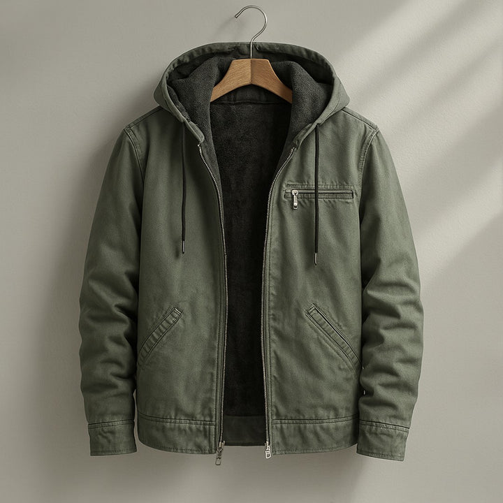 FLEECE-LINED JACKET FOR MEN