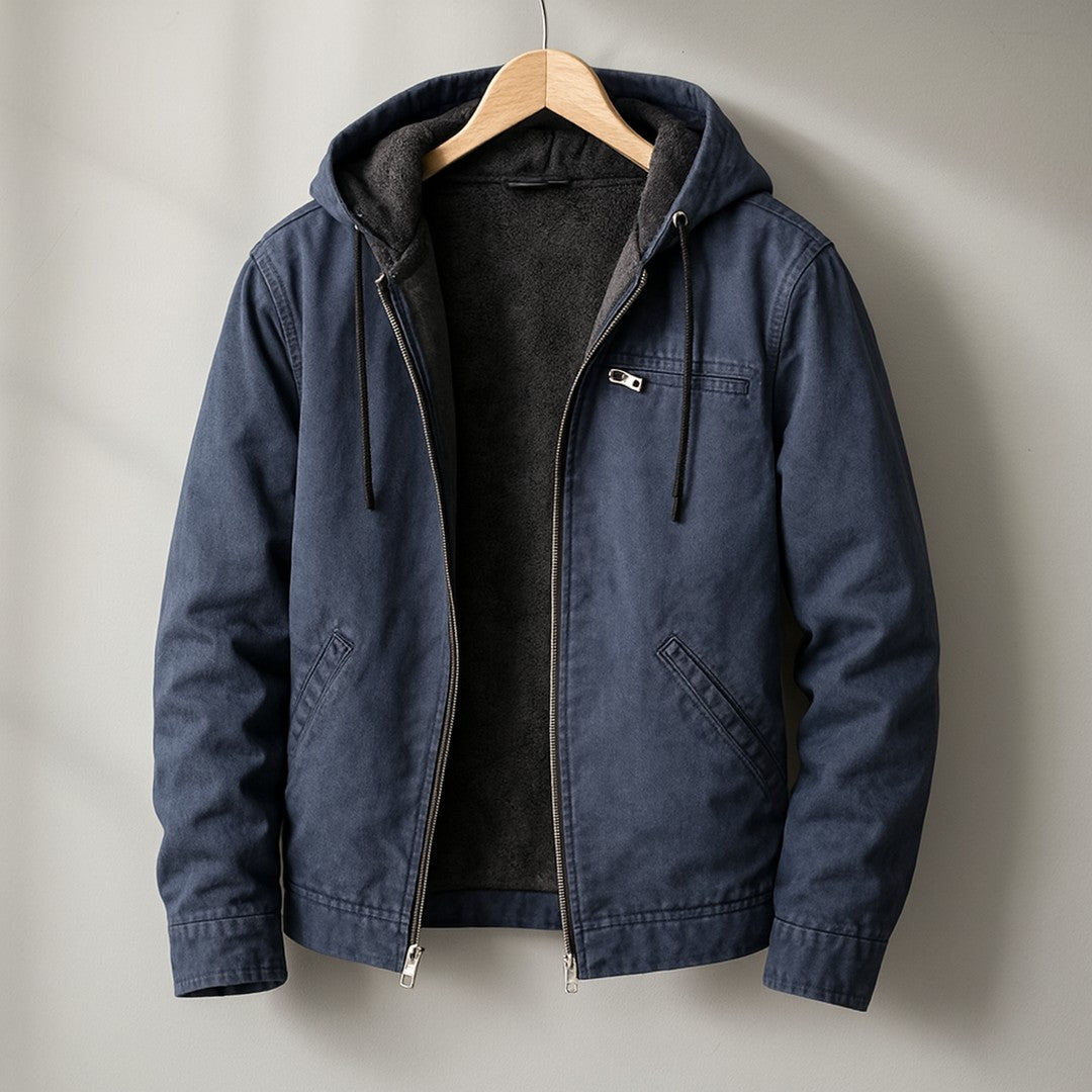 FLEECE-LINED JACKET FOR MEN
