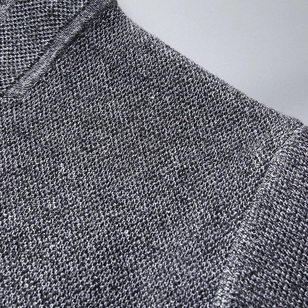Stand Collar Knit Button Cardigan