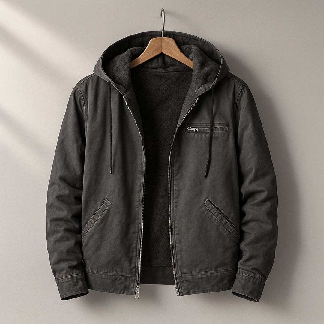 FLEECE-LINED JACKET FOR MEN