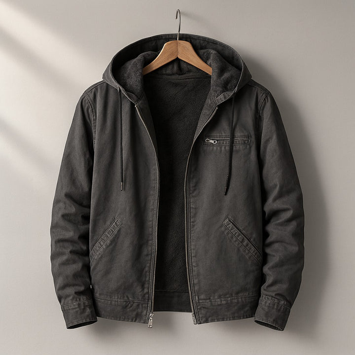 FLEECE-LINED JACKET FOR MEN