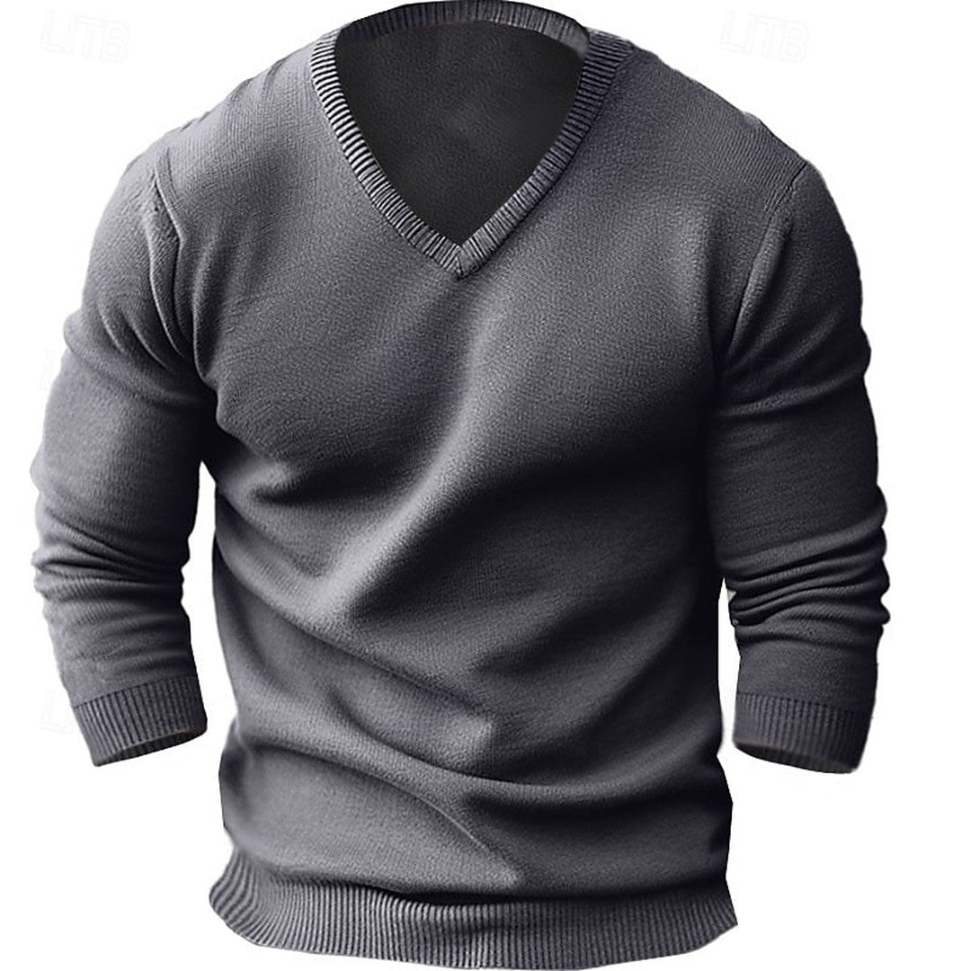 Reginald | Refined V-Neck Sweater