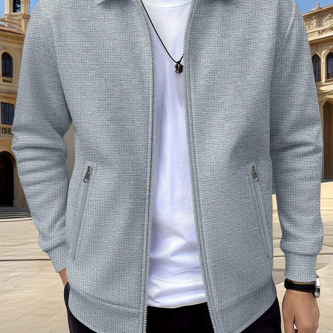 Cameron | Textured Zip Jacket