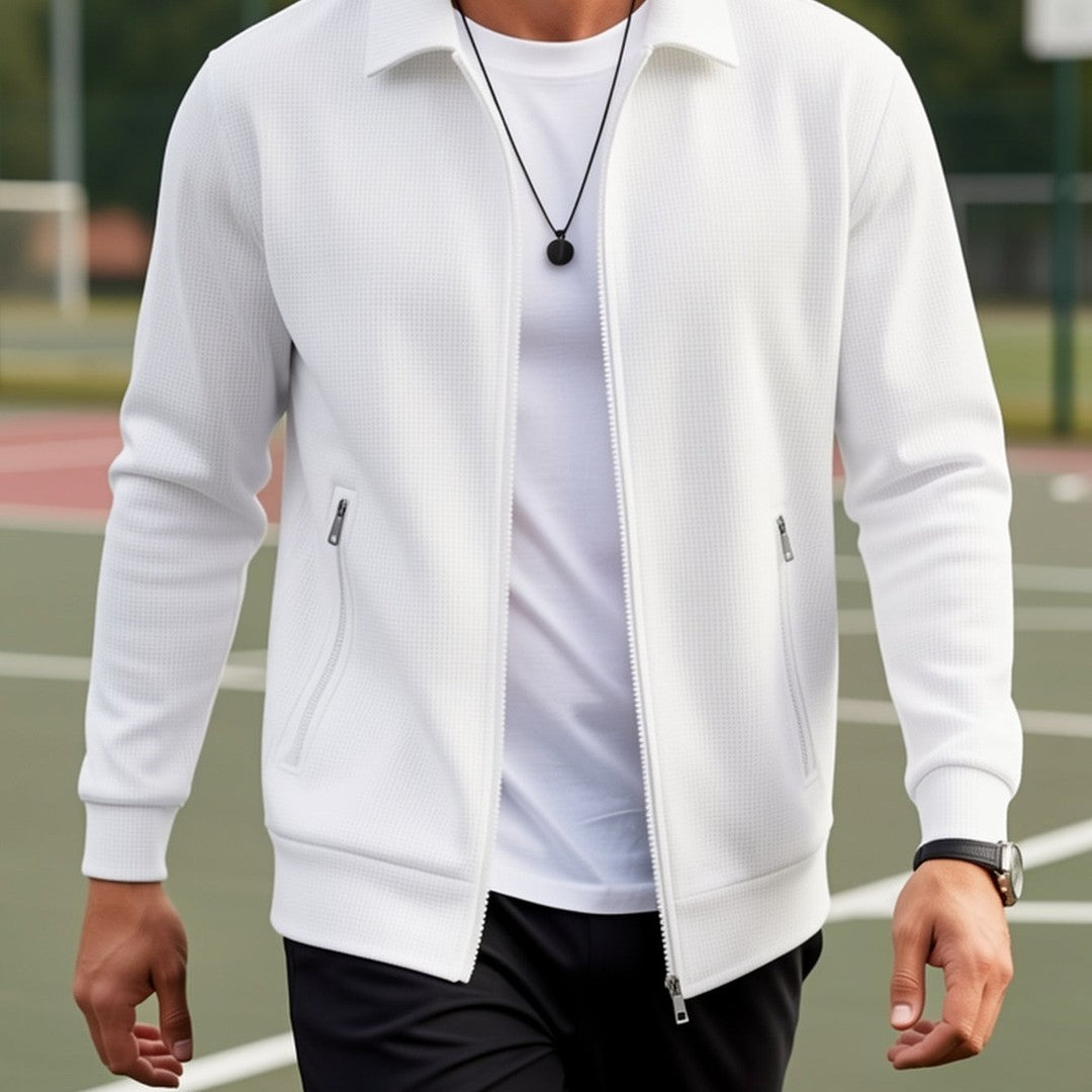 Cameron | Textured Zip Jacket