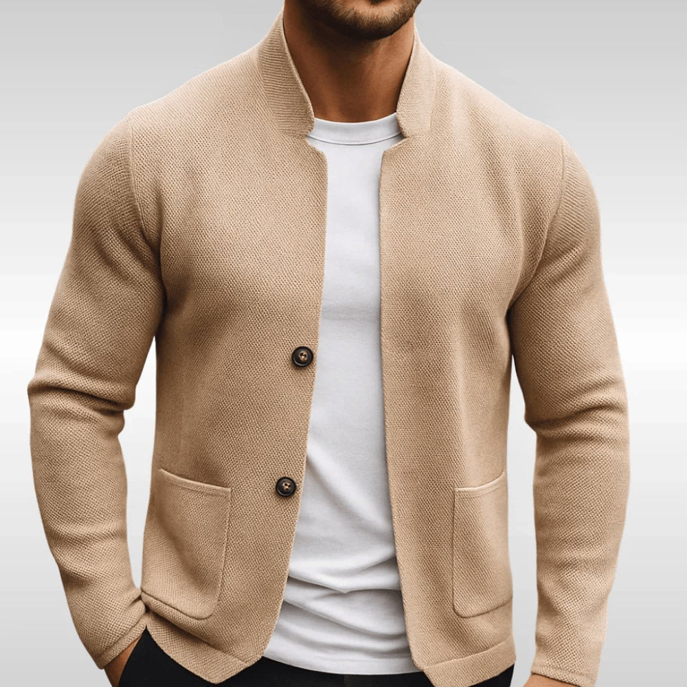 STRUCTURED KNIT VEST FOR MEN