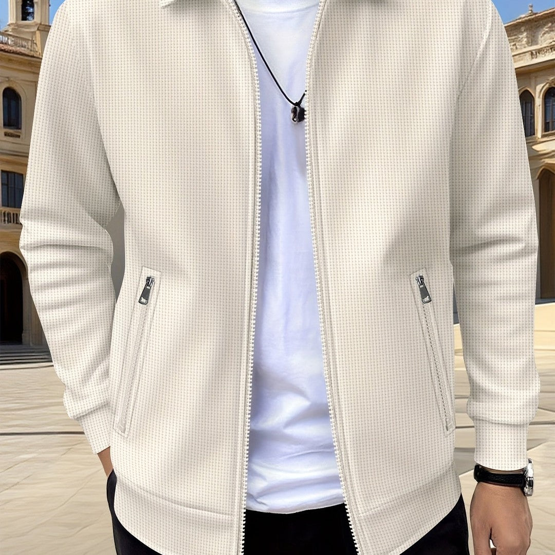 Cameron | Textured Zip Jacket