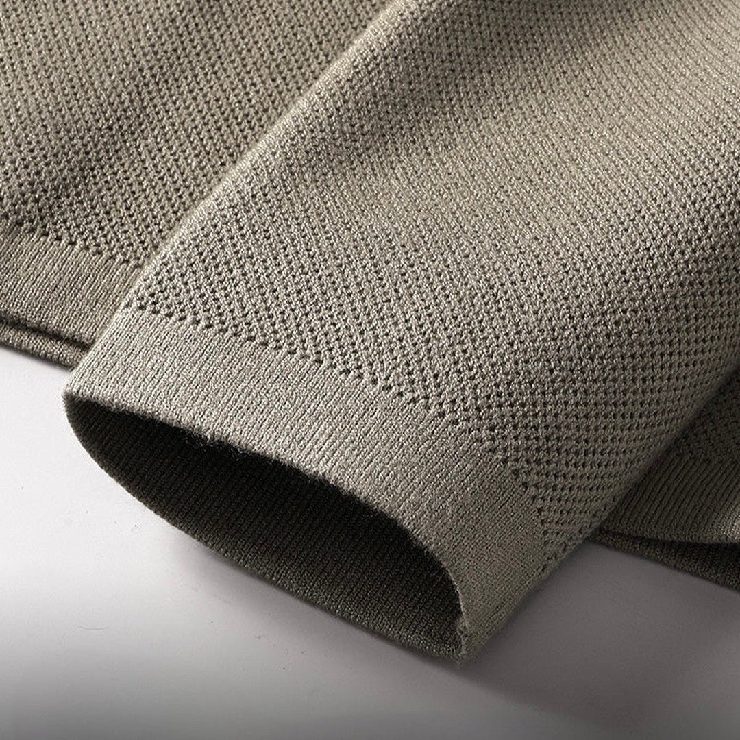 Two-Button Shawl Neck Knit Cardigan Jacket